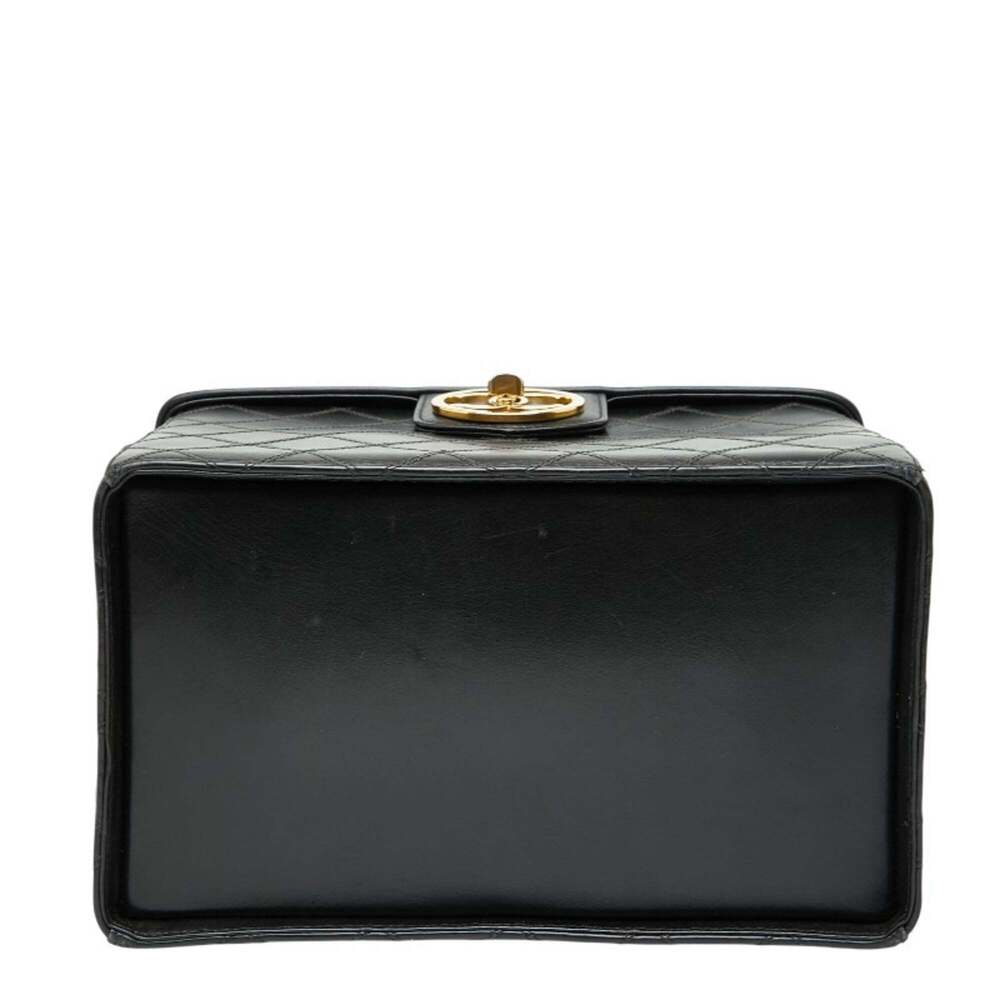 CHANEL Black Lambskin Leather Shoulder Bag - Picture 3 of 11